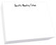 White Chunky Pad with Anthony Font Image 1 of 5